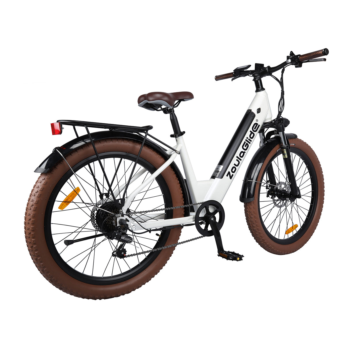 electric bike with step-through frame